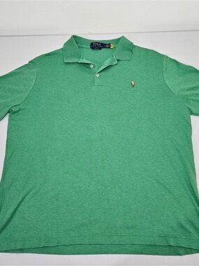Polo Ralph Lauren Men’s Polo Shirt Large Green Short Sleeve Classic Fit